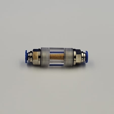 PPD Push Lock In-line Filter, 90 μm. 3/8" fittings; bronze filter. Small PPDF-25-3/8-3/8-B90